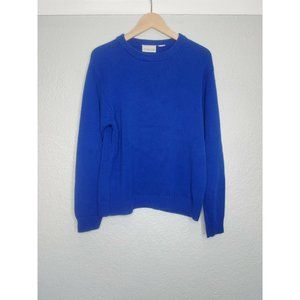 Vintage Nordstrom Town Square Blue Sweater Pullover Size Small Blue